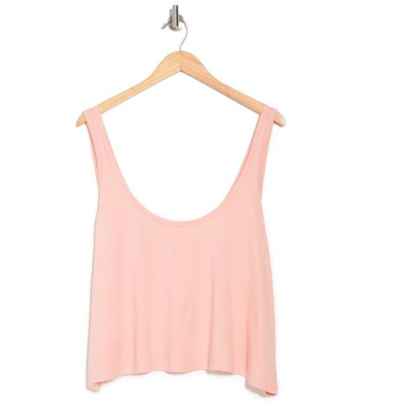 NWOT BP Washed Crop Swing Tank‎ in Pink Pudding (L) - Picture 10 of 10